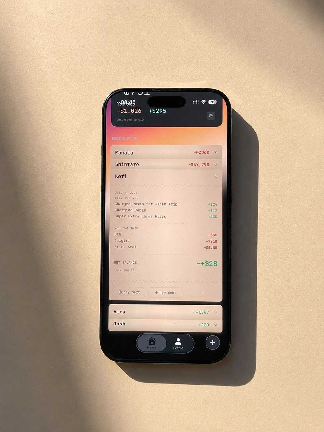 Linen theme